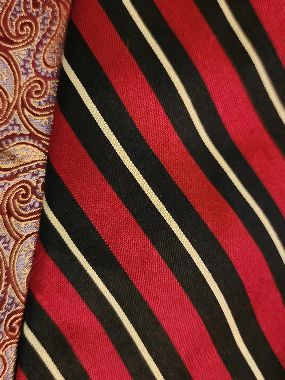 4pc Men's Tie Lot IZOD Ketch Material London Patrick James Silk Paisley Stripe